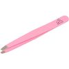 Premax Pinza Para Depilar Inoxidable Punta Oblicua 9 Cm Rosa