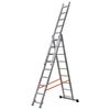 Gierre Al415 - Escalera 3 Tramos Combinada De Aluminio Modula 3x9