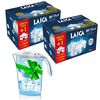 Pack 8 Filtros Bi-flux Para Mejorar Sabor Y Reducir Cal En Agua. Jarra Depuradora De 2l.