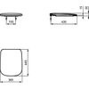 Ideal Standard T318101 Esedra Tapa Asiento Caída Amortiguada