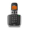 Brondi Bravo Platinum Teléfono Dect Negro, Plata