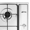 Smeg Sr64s Hobs Acero Inoxidable Integrado Encimera De Gas 4 Zona(s)