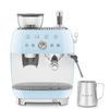 Cafetera Express Smeg Egf03pbeu Molinillo Azul