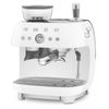 Cafetera Express Smeg Egf03wheu Molinillo Blanco