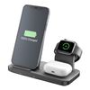 Cellularline Trio Wireless Charger Caricabatterie 3 In 1 Nero