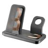 Cellularline Trio Wireless Charger Caricabatterie 3 In 1 Nero