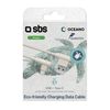 Eco-friendly Cable Tipo C 35% Materiales Biodegradables - Blanco