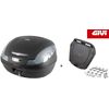 Givi Baul Monolock 47l Negro Simply Iii Catadrióptico Ahumado Incluye Parrilla