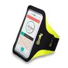 Celly Armband - Smartphone Funda Para Teléfono Móvil 16,5 Cm (6.5') Brazalete Caso Negro, Amarillo