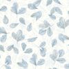 Evergreen Papel Pintado Leaves Blanco Y Azul Noordwand