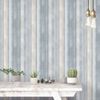 Papel De Pared Evergreen Gradient Stripes Azul Noordwand