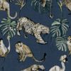 Papel De Pared Zero Exotic Animals Azul Noordwand