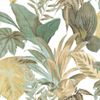 Topchic Papel De Pared Big Leaves Verde Y Beige Noordwand