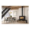 Nordica Extraflame Estufa De Leña Negra De 8,8kw. - 7115000