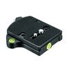 Manfrotto 394 Quick Adaptor 'low Profile' Tripode Negro