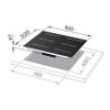 Piano Cottura De Longhi Sli604 Ad Induzione Installazione Filo Top 4 Zone Cottura 7400 W Nero