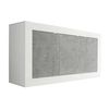 Aparador Bajo Comete  160x42x85.8 Cm Color Gris, Blanco Vente-unique