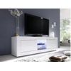 Mueble Bajo De Tv Comete  180x43x56 Cm Color Blanco Vente-unique