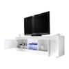 Mueble Bajo De Tv Comete  180x43x56 Cm Color Blanco Vente-unique