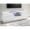 Mueble Bajo De Tv Eris 1 Cajón 181x43x56 Cm Color Blanco Vente-unique