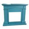 Marco De Chimenea De Mdf Azul Turquesa Sined Cornice Camino Cetona