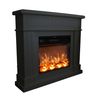 Chimenea Mural 1500w Caminetto Fuego Roberta Gris