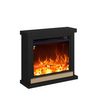 Chimenea Mural 1500w Caminetto Fuego Anna Negro