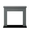 Fuego Marco Chimenea Mdf Gris Ugo