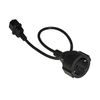 Link Accessori Lkadsk05 Prolunghe E Multiple 0,5 M 1 Presa(e) Ac Interno Nero