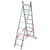 Escalera Transformable Doble Stilo De 2,00 A 3,10 Metros / Tramo Sl310-2 - 2 X 11 Peldaños 3,10 Metros