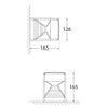 Aplique De Pared Led Fumagalli - Ester - Gx53 - 10w - Ip55 - Cct