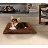 3002 Cama De Terciopelo Suave Para Perros Tamaño S Marrón 42 X 30 Cm3002 Cama De