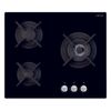 Airlux Placa De Cocina De Gas 60cm 3 Fuegos 6150w Negro - Av635hbk