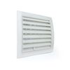 Rejilla De Plástico Blanca Con Malla Serie Qm Blanco 190x190mm D150 Blanco 190x190mm D150