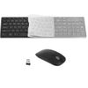 Teclado Inalambrico K-06 2,4g + Ratón Combinado Teclado Portátil Español Ñ Para Ordenador Pc Con Ratón + Funda Silicona (negro)