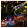 Tira De Luces Led Solar Impermeables Con Manguera De Luz Para Exteriores Panel Solar Waterproof 22 Metros - 200 Led, Multicolor