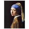 Legendarte - Cuadro Lienzo, Impresión Digital - La Joven De La Perla (muchacha Con Turbante) - Jan Vermeer - Decoración Pared Cm. 40x50