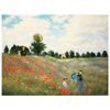 Legendarte - Cuadro Lienzo, Impresión Digital - Amapolas En Argenteuil - Claude Monet - Decoración Pared Cm. 40x50