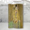 Legendarte - Biombo El Beso - Gustav Klimt - Separador De Ambientes Para Interiores Cm. 110x150 (3 Paneles)