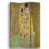 Legendarte - Biombo El Beso - Gustav Klimt - Separador De Ambientes Para Interiores Cm. 180x170 (5 Paneles)