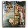 Legendarte - Biombo El Nacimiento De Venus - Sandro Botticelli - Separador De Ambientes Para Interiores Cm. 145x170 (4 Paneles)