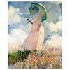 Legendarte - Cuadro Lienzo, Impresión Digital - Dama Con Parasol - Claude Monet - Decoración Pared Cm. 40x50