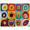 Legendarte - Cuadro Lienzo, Impresión Digital - Prueba De Color - Wassily Kandinsky - Decoración Pared Cm. 50x70