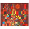 Legendarte - Cuadro Lienzo, Impresión Digital - Burg Und Sonne (castillo Y Sol) - Paul Klee - Decoración Pared Cm. 50x70