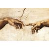 Legendarte - Cuadro Lienzo, Impresión Digital - La Creación De Adán (detalle) - Michelangelo Buonarroti - Decoración Pared Cm. 60x90