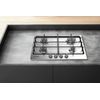 Indesit Thp 642 Ix/i Hobs Negro, Acero Inoxidable Integrado Encimera De Gas 4 Zona(s)