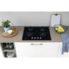 Indesit Ing 61t/bk Hobs Negro Integrado 59 Cm Encimera De Gas 4 Zona(s)