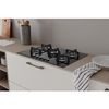 Indesit Ing 72t/bk Hobs Negro Integrado 73 Cm Encimera De Gas 5 Zona(s)