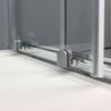 Ducha 70x120 Con Apertura En Esquina, Transparente, Estructura De Aluminio | Giada