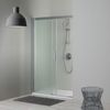 Puerta Para Hueco De Ducha Con Puerta Izquierda Fija Y Cristal Opaco 140 Cm | Dream